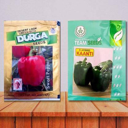 KRASHAK CAPSICUM RED F1 HYBRID SEED, CAPSICUM GREEN F1 HYBRID SEED Seed