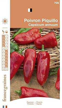 CYBEXIS Piquillo Pepper Chilli France Graines600 Seeds Seed
