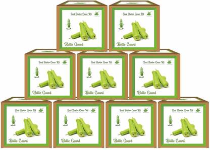 Sow and Grow Mini Grow Kits of Bottle Gourd: Set of 9 | Gift Pack Seed