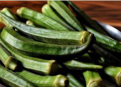 greenfarm NXC- Long Okra Seeds / Bhindi Seeds/ Best Quality , 200 X Seeds , sdz37 Seed