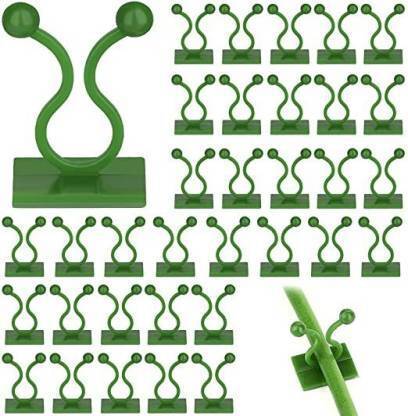 Sansuka 30 pcs Plant Climbing Wall Clips Self-Adhesive Plant Support Clips Fixing Clip Plant Straightener