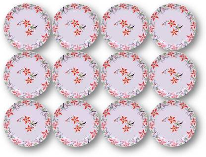 Feast ROUND SMART (504)( 7 INCH )HALF DINNER PLATE SET 12 PCS OF MELAMINE Dinner Plate