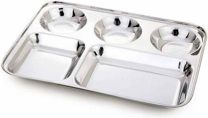 BRRL Divided Plate/Thali/Bhojan Thali Dinner Plate