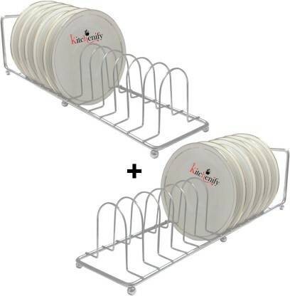 Kitchenify Plates Stand Holder Combo Stand Kitchen Rack Dinner Plate
