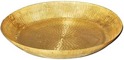 Shiv Brass Plate Thambalam Thattu Thambula Large Size -18 Paraat