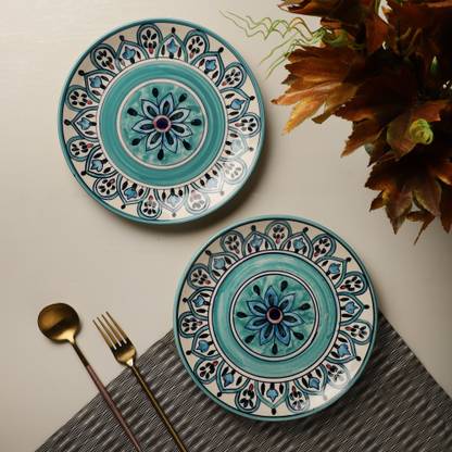 THE DECOR MART Turkish Delite Dinner Plate Dinner Plate
