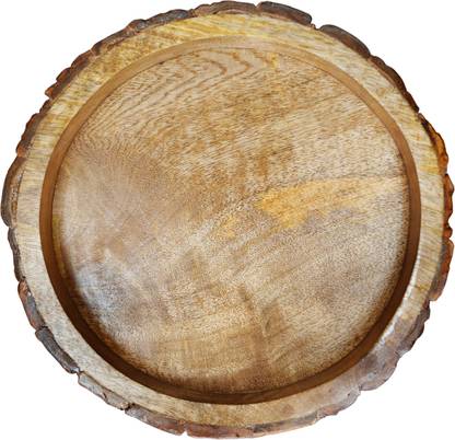 UnExt Wooden Tree Trunk Serving Tray