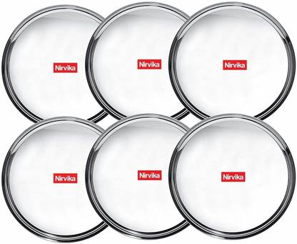 Nirvika Stainless Steel Dinner Plate