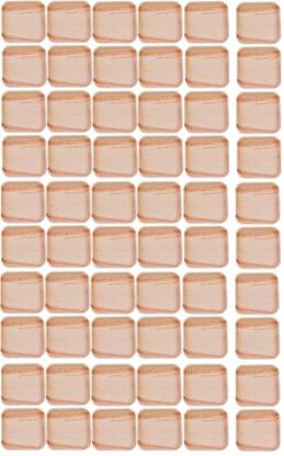 AGRILEAF Disposable Areca Leaf Natural 7×7 Square Plate Set of 60 Dinner Plate