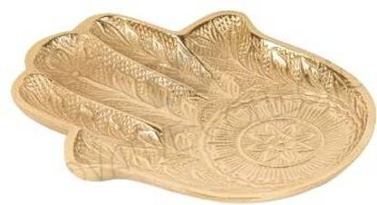 ICollection Hand Shape Tray Dry-Fruit/Dessert/Snacks Tray for Table and Home Decor Tray