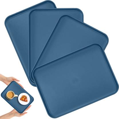 OICIA Fruit Tray, Snack Tray, Rectangular Plate, Non-Slip Tray, Storage Tray for Party Tray