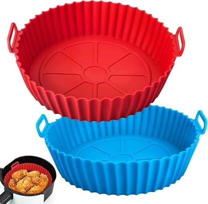 KESOL Airfryer Tray Red and Blue Tray