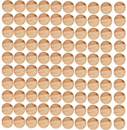 AGRILEAF Disposable Areca Leaf Natural 7 Inches Round Plate Pack of 100 Dinner Plate