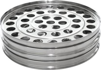 JAYCO Ring Tray Communion Cup Holder Double Set Stackable Stainless Steel Tray