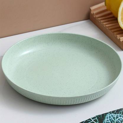 KitchAntique 9.05" Unbreakable Wheat Straw Plates-Ideal for Salad,Pasta,Snacks & Dinner Party Dinner Plate
