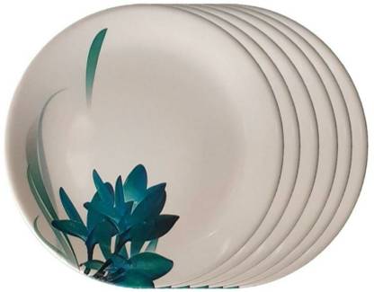choudhary Essenware Microwave Safe Melamine 6 pcs Quarter Plate