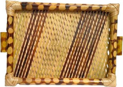 DMB creation Bamboo Tray Multi Colour Tray