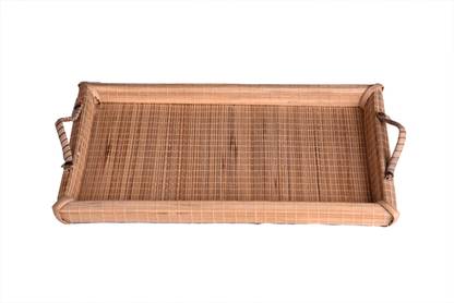 Mhetre Craft Store Traditional and Aesthetic Bamboo Serving Tray