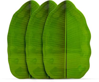 Laserbot Banana MINI Leaf Lunch Serving Melamine Platter Plate(SIZE-8.25" X 5.5" Inch) Tray