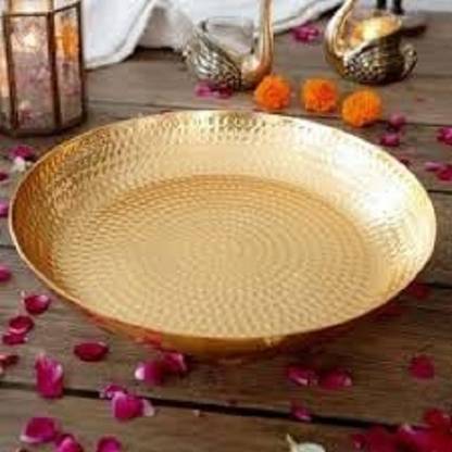 PRASAD Brass Parat Platter Kneading Thaal Ptal Paraat