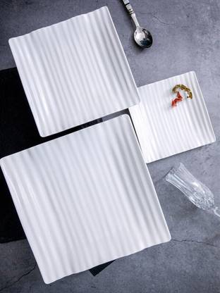 Servewell Swiss Platter Set - White Sizzler Tray