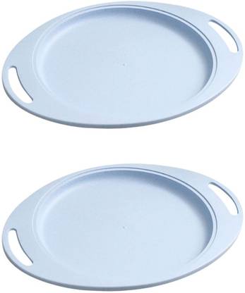 DANSR Wheat Straw Tray - Food-Grade & Easy-to-Clean Tray for Meals & Drinks Serving Tray