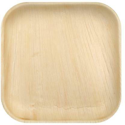 PAGreenplates Areca leaf plate 8 inch Square,Eco-Friendly, Export Quality Dinner Plate