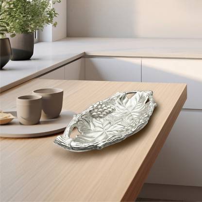 Home N Earth Golden Grapes Patterned Tray