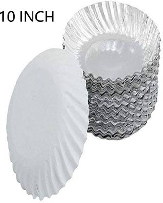 HANUMA 10 INCH DISPOSABLE PAPER PLATES Quarter Plate