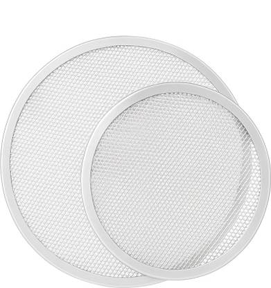 Wonder Baker 10” & 12” Pizza Screen Combo, Aluminium Pizza Tray