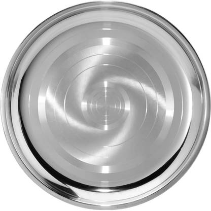 NEELAM Stainless Steel Buffet Plate 12, D.T (22 G) Dinner plate Dinner Plate