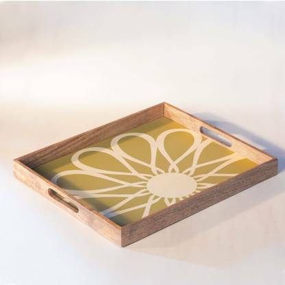 ellementry Shade of Green Wooden Tray
