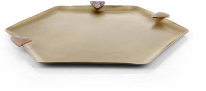 Home4U Uni 3 Stone Tray,Bras/Sp Tray