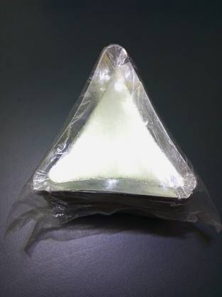 ALSALAH A TRIANGULAR SHAPED STARTER PLATE SERVING PLATE ( PACK OF 100 PIECE) Chutney Plate