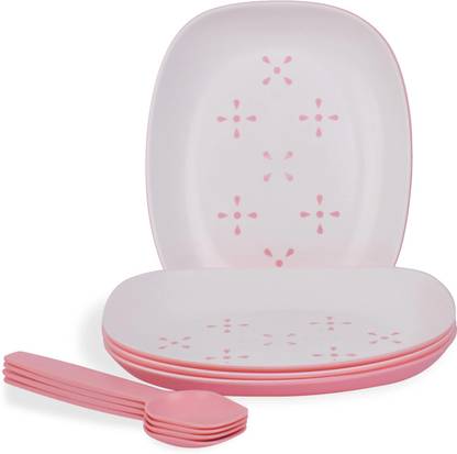 Lumiset snack plate pink Quarter Plate
