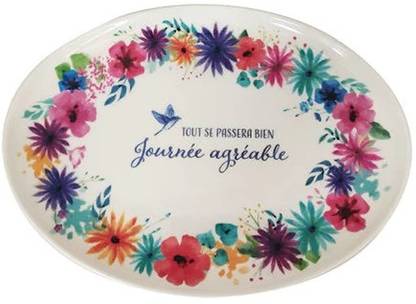 Daiso Japan DAISO SMALL MELAMINE OVAL TRAY Tray