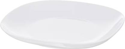 IKEA VÄRDERA Plate, white, 25x25 cm (9 ¾x9 ¾ ") Dinner Plate