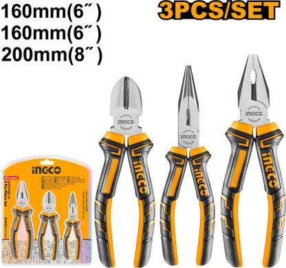 INGCO 3 Pcs set Pincer Plier