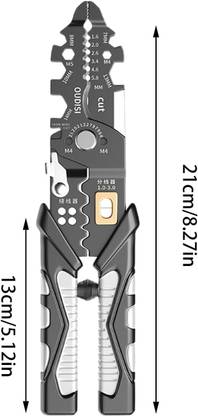 Flipkart SmartBuy 25-in-1 Wire Stripper, Multifunctional Wire Stripping Tool Groove Plier