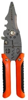 TOOLSFORSURE Heavy Duty 8-in-1 Wire Stripper Cutter with Crimper & Pliers Circlip Plier