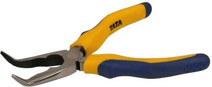 TATA AGRICO Heavy Duty Bent Nose Plier Hand Tool Multi Purpose Tool 6" Needle Nose Plier