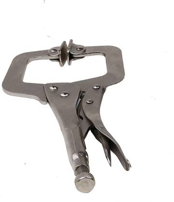 AASONS Locking C-Type Clamp Portable Tool Vise Grip 11" plier Groove Plier