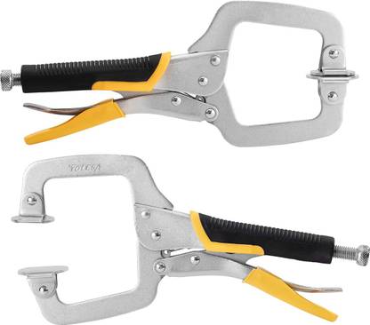 metrotools 11 “ C Clamp Locking Pliers Welding Clamps, Locking Clamp Pliers Woodworking, Round Nose Plier