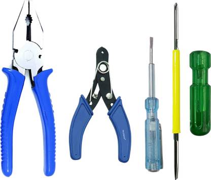 FADMAN Combo Kit | Wire Cutter | Tester | Screwdriver | Lineman Plier