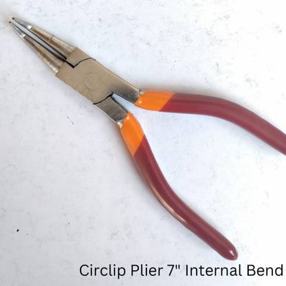 VTH Heavy Duty Internal Bend Circlip Plier 7" (175mm) for Professional Use Circlip Plier