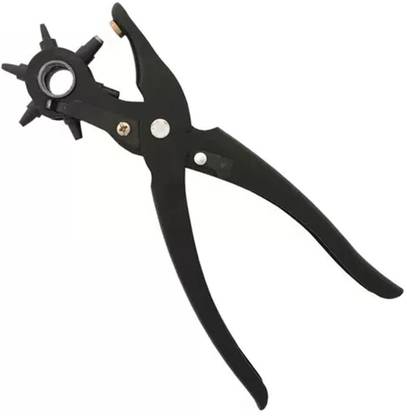 Kshivi Belt Punching Machine Holes Punch Maker Tool for Leather Paper Shoes Punch Plier Hand Tool Kit