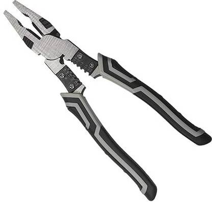 WROPZO Professional Wire Pliers, Electrician Wire Splitting Pliers Multipurpose Wire Winding Cable Cutter for Repairing Wiring Manual Crimper
