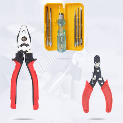 Hillgrove HGCM151M1 Combination with Wire Cutter and 5in1 Screwdriver Set Lineman Plier