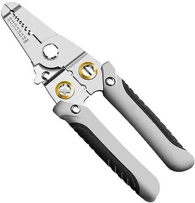 Ramview Wire Stripper for Electrician Decrustation Pliers Multi-functional Round Nose Plier