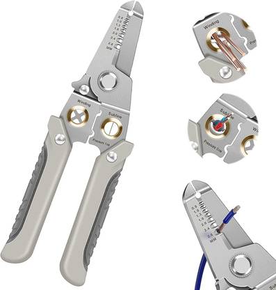 ELIE INDIA Wire Stripper for Electrician, Multifunction Wire Plier Tool, 6 in 1 Strippers Pincer Plier